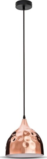 E27 pendeloppheng i kobber Ø23cm Max 60W uten lyskilde E27 pendeloppheng i kobber Ø23cm Max 60W uten lyskilde