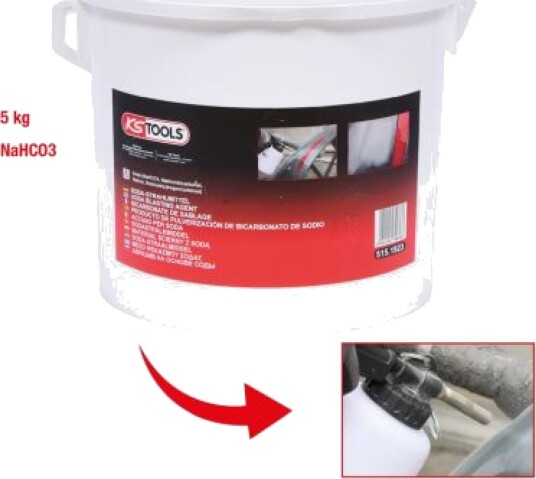 Ks Tools Werkzeug Maschinen Gmbh Sodablåsemiddel 5 Kg 515.1923 Ks Tools Werkzeug Maschinen Gmbh Sodablåsemiddel 5 Kg 515.1923