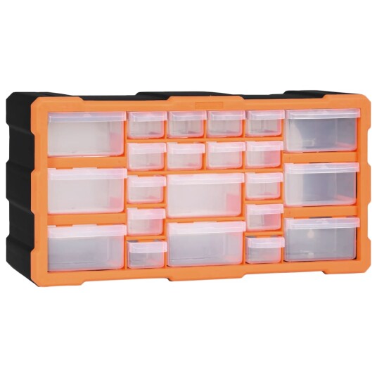 Sortimentskap med 22 skuffer 49x16x25,5 cm Sortimentskap med 22 skuffer 49x16x25,5 cm
