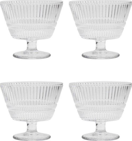 House Doctor Dessertskål 10 cm 4 stk klar
