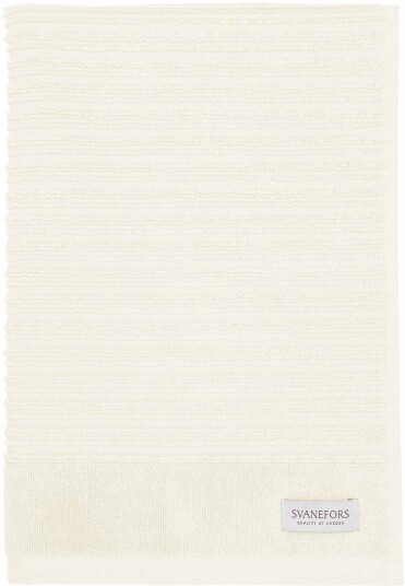Svanefors Lea håndkle Offwhite 50 x 70 cm Hvit