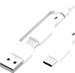 Sandstrom 2-i-1 Usb-c Til Usb-c/usb-a-adapter Sandstrom 2-i-1 Usb-c Til Usb-c/usb-a-adapter
