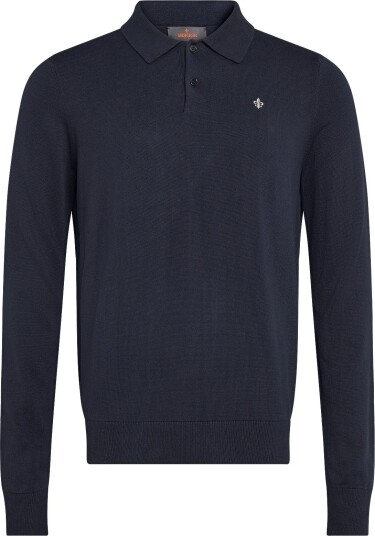 Morris Brian Polo Knit   OLD BLUE   XS