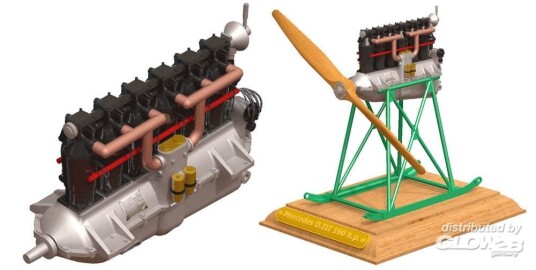 Roden 1/32 WW1 Mercedes D.III Engine 160hp Roden 1/32 WW1 Mercedes D.III Engine 160hp