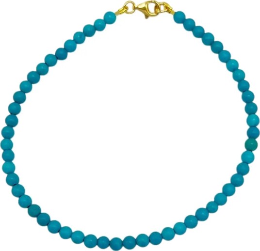 Jane Koenig Bead Anklet Turquoise   Blue   ONE SIZE