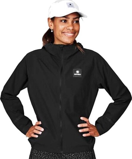 Saysky Clean Pace Flex Hooded Jacket Dame Black XS