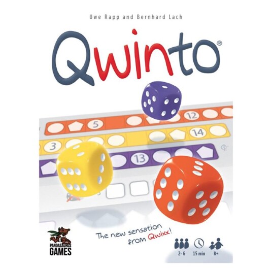 Qwinto Familiespill for 2-6 Spillere - Strategisk Terningspill for Barn fra 8 År