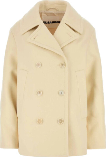 Jil Sander Dame Frakker Gul S,