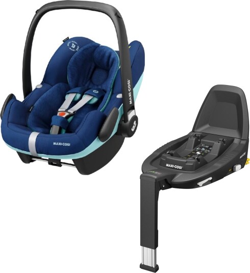 Bilstol Maxi Cosi Pebble Pro Essential Blue Ink. Base FamilyFix3