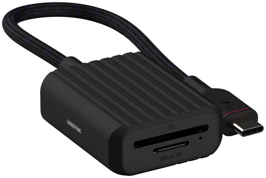 Unysink USB-C til Memory Card adapter 10381 sort Unysink USB-C til Memory Card adapter 10381 sort