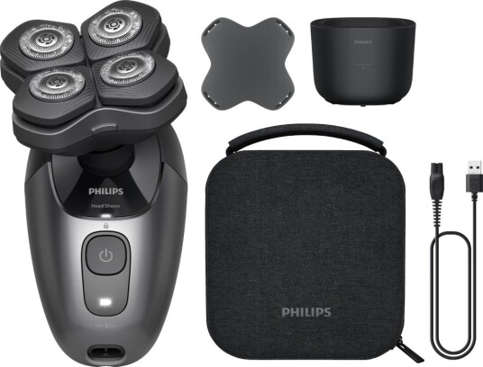 Philips Head Pro 7000 Series barbermaskin HS7980/15 sort Philips Head Pro 7000 Series barbermaskin HS7980/15 sort