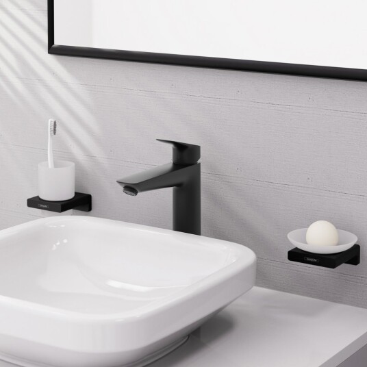 Hansgrohe Logis Servantbatteri 190 MATT SORT