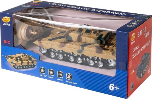 Smily Play RC Fjernstyrt Tank Med Lader 6+ År Smily Play RC Fjernstyrt Tank Med Lader 6+ År