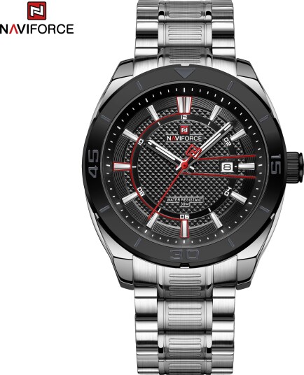 Naviforce Recon Silver Black Naviforce Recon Silver Black