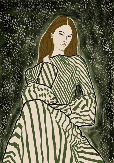 Woman SITTING Plakat / 50x70cm
