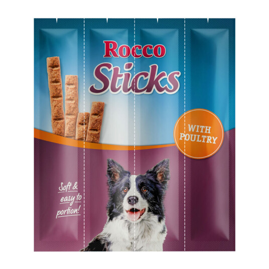Rocco Sticks Fjærkre 12 Stykker (120 G)