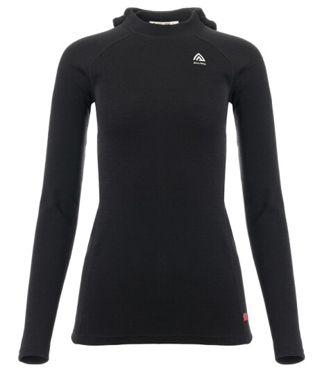 Aclima Warmwool Hoodsweater V2 W's Jet Black XL