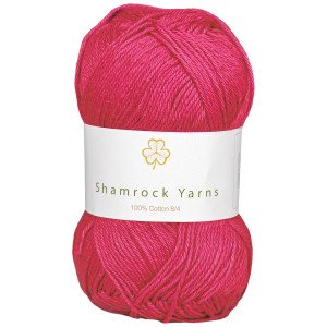 Shamrock Yarns 100% Bomull 8/4 Garn 19 Støvet Rosa