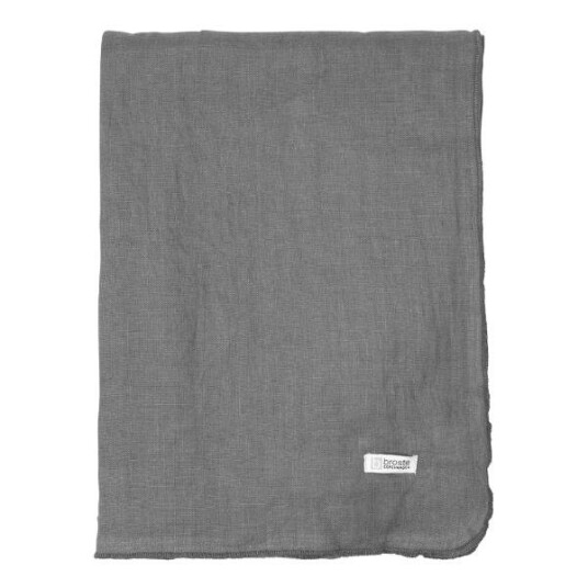 Broste Copenhagen  Gracie duk 160x300 cm dark shadow