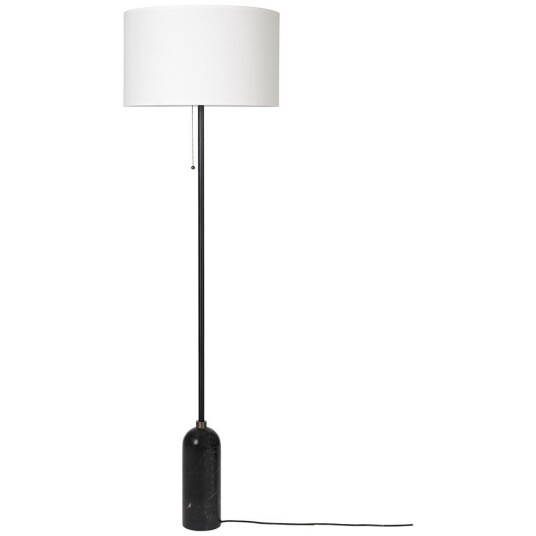 Gubi Gravity Gulvlampe Svart Marmor/Hvit Gubi Gravity Gulvlampe Svart Marmor/Hvit