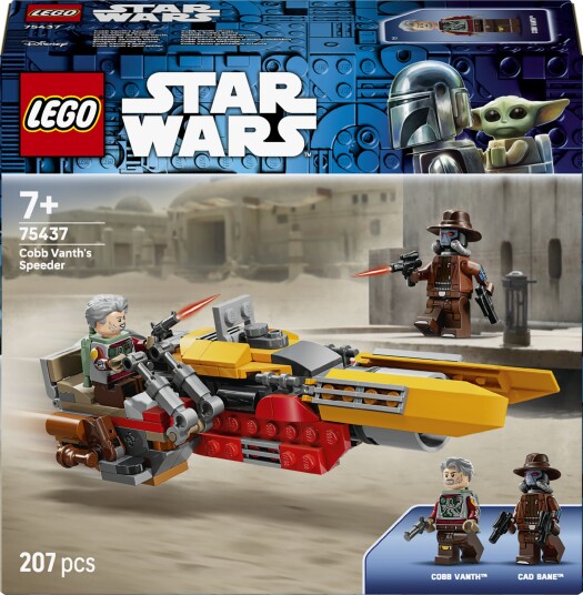 Lego Cobb Vanths Speeder 75437 Yellow One Size