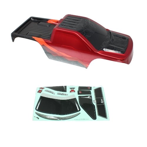 RedCat RED-18034 1/10 Rock Crawler Body Red/Black