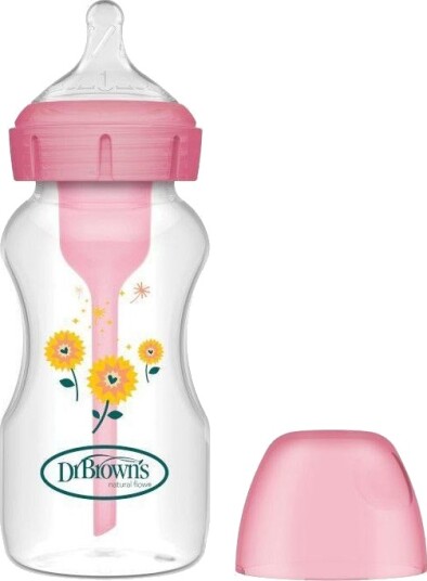Dr. Brown's Options+ Tåteflaske 270ml Rosa