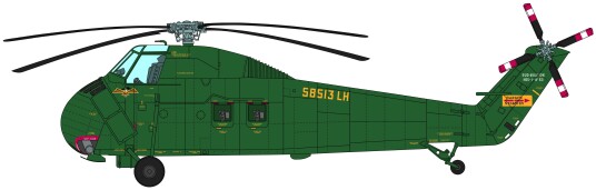 Italeri H-34A Pirate UH-34 D Modellhelikopter 1:48