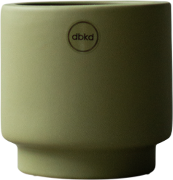 Dbkd Solid krukke green Liten Ø10 cm Dbkd Solid krukke green Liten Ø10 cm
