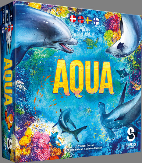 Aqua Nordic Hav-tema Kortspill for 1-4 spillere Aqua Nordic Hav-tema Kortspill for 1-4 spillere