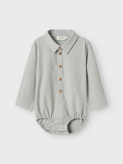 Lil- Atelier Hadam Long Sleeve Loose Body Shirt Grå 56 Lil- Atelier Hadam Long Sleeve Loose Body Shirt Grå 56