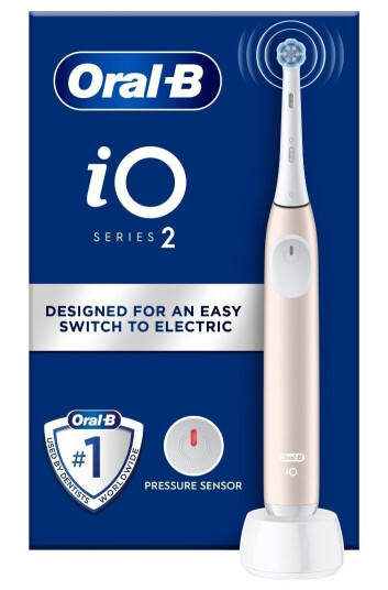 Oral-B iO2 Elektrisk Tannbørste 3 Modus Calm Pink Oral-B iO2 Elektrisk Tannbørste 3 Modus Calm Pink