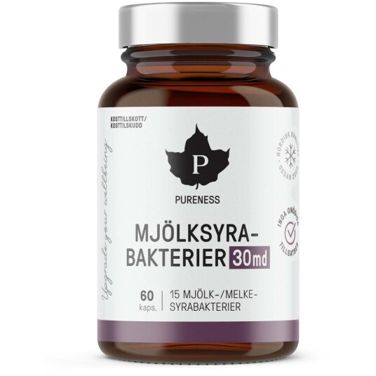 Pureness Mjölksyrabakterier 30 md 60 g Pureness Mjölksyrabakterier 30 md 60 g