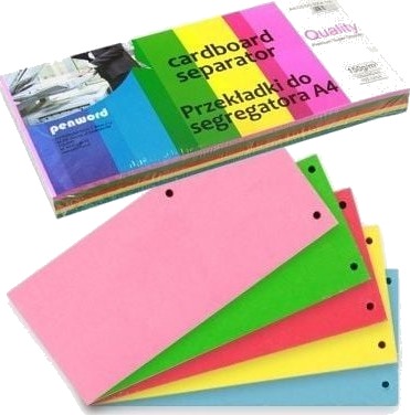 Penword Dividers For Penword Dc105 Perm 100 Stk. 5. Kol. Penord Penword Dividers For Penword Dc105 Perm 100 Stk. 5. Kol. Penord