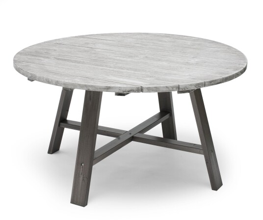 Hillerstorp Shabby Chic spisebord Grå/grå 138 cm Grå