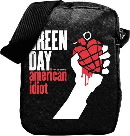 Rocksax Ryggsekk Grønn Day American Idiot Crossbody Bag med Stash Pockets