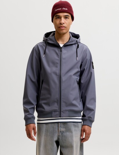 Jack & Jones Jjebasic Softshell Hood Noos Grey XXL