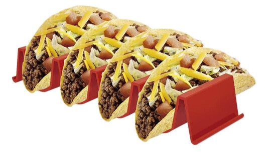 Northix Holder for Taco 4 plasser Rød