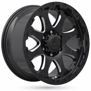 American Elite Guardian Shiny Black Machined Face 8x17 5/114.3 ET30 B73.1 American Elite Guardian Shiny Black Machined Face 8x17 5/114.3 ET30 B73.1