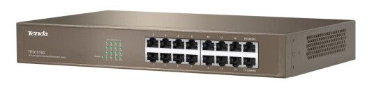 Tenda Teg1016d - Switch - Ikke-Styrt - 16 X 10/100/1000 - Rackmonterbar Tenda Teg1016d - Switch - Ikke-Styrt - 16 X 10/100/1000 - Rackmonterbar
