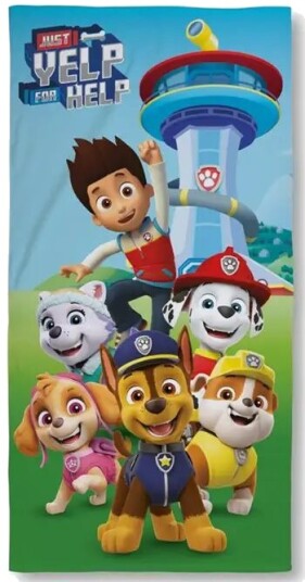 Licens Badehåndkle - Paw patrol - 70x140cm Licens Badehåndkle - Paw patrol - 70x140cm