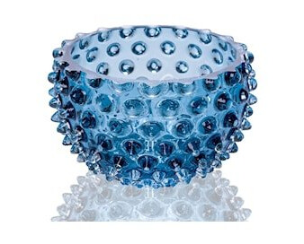 Hobnail Tapas 11,5 cm Blue smoke