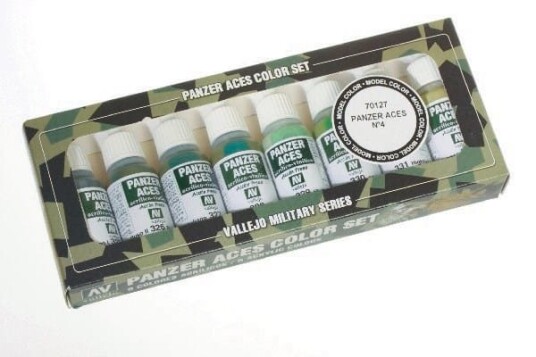 Vallejo Panzer Aces No.4 (Crew Uniforms) 8 stk. 17ml