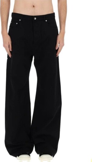 Rick Owens Herre Jeans Svart W32,