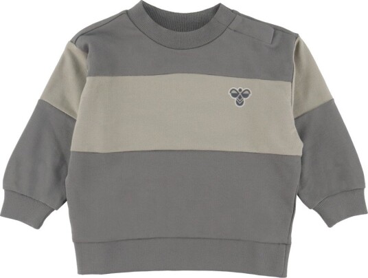 Hummel Collegegenser   HmlMini   Loose   Dark Gyllengrå   Hummel   5 år (110)   Collegegenser Beige Brun