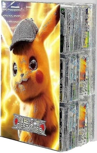 Pikachu Anime Samlekortperm 9 Lommer 432 Kort