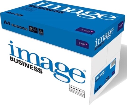 Image Business Hvid Kopipapir Træfri Ecf 80G/M2 210Mm X 297Mm A4 Smal Bane Pakke A 500 Ark 70 5 Stk.