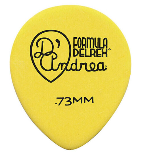 D'Andrea Delrex 347 - 0,73 Medium YellowRiffle Pack 72 Pcs