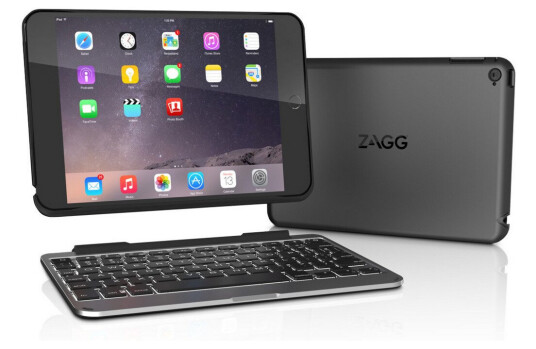 ZAGG SLIM CASE WITH KEYB, IPAD MINI 4 BK