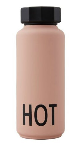 Design Letters Thermo Bottle Hot Pink 500 ml Vannflaske